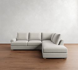 Canyon Roll Arm 3-Piece Bumper Sectional (121")