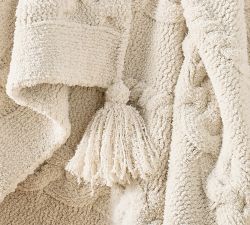 Classic Cable Knit Throw