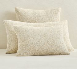 Cotton Jacquard Medallion Duvet Cover