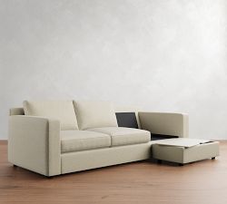 Pacifica Wide Arm Reversible Chaise Sectional (86"&ndash;96")