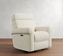 PB Comfort Modern Roll Arm Deluxe Power Swivel Recliner