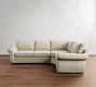 Pearce Roll Arm 3-Piece Wedge Sleeper Sectional (122")
