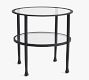 Tanner Round Glass End Table (24")