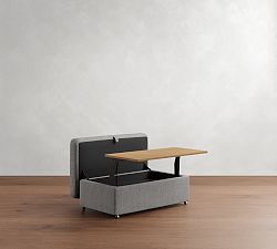 York Storage Ottoman with Pull Out Table