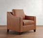 Cameron Slope Arm Leather Chair