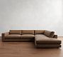 Carmel Lounge Leather Return Bumper Sectional (117"&ndash;129")