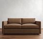 Carmel Slim Arm Leather Sleeper Sofa (80")