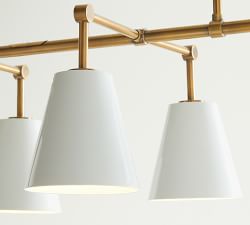 Elijah Metal Linear Chandelier (42")