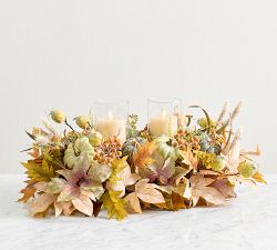 Faux Mixed Autumnal Centerpiece