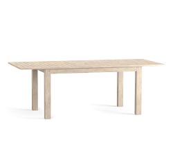 Indio Eucalyptus Extendable Outdoor Dining Table (61"-86")
