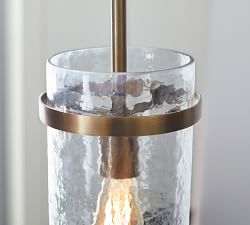 Laurel Glass Pendant (8")