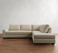 Big Sur Square Arm Return Bumper Sectional (114"&ndash;146")