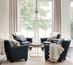 Custom Seaton Textured Cotton Curtain - Oatmeal