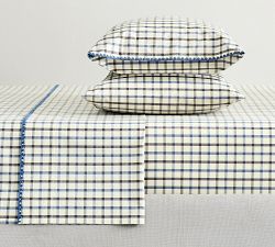 Windowpane Yarn-Dyed Sheet Set