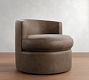 Balboa Leather Swivel Glider