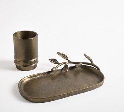 Botanical Pencil Cup &amp; Tray Set