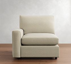 Open Box: Pearce Modern Square Arm Upholstered Left Armchair (40") - Performance Boucle Oatmeal