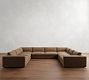 Carmel Lounge Leather U-Shaped Sectional (154")