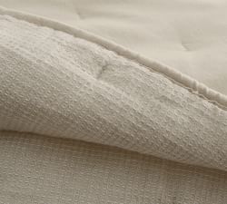 European Flax Linen Waffle Quilt