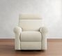 PB Comfort Modern Roll Arm Deluxe Power Swivel Recliner