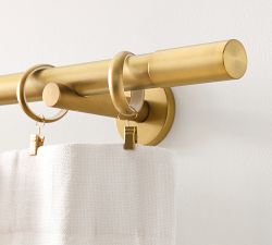 Standard Modern Hardware Cylinder Finial - Set of 2