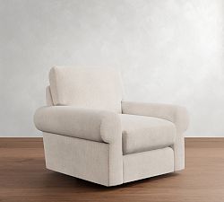 Turner Roll Arm Swivel Chair