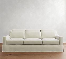York Slope Arm Deep Seat Slipcovered Side Sleeper Sofa (95")