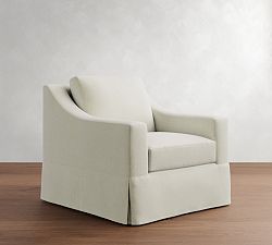 York Slope Arm Slipcovered Chair