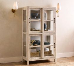 Aptos Glass Storage Cabinet (37.5")
