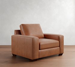 Big Sur Square Arm Leather Chair