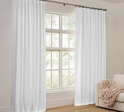 Cotton Linen Textured Blackout Curtain
