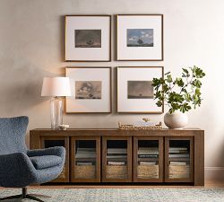 Faux Green Fig Branch