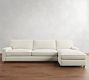 PB Comfort Square Arm Chaise Sectional (101"&ndash;126")