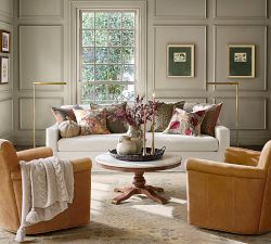 Azure Velvet Printed Pillow