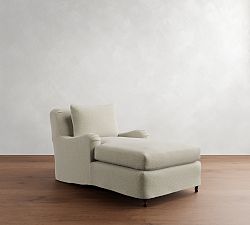 Carlisle Slipcovered Chaise Lounge
