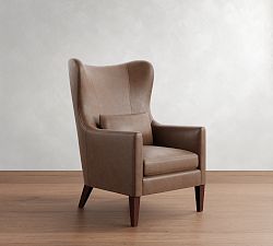 Champlain Square Arm Leather Chair