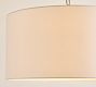 Linen Drum Pendant (24")