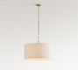 Linen Drum Pendant (24")
