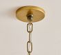 Linen Drum Pendant (24")
