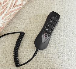 PB Comfort Square Arm Deluxe Power Swivel Glider Recliner with Massage and Heat