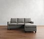 Cameron Square Arm Reversible Chaise Sectional (86")