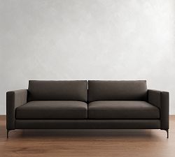 Jake Leather Sofa (63"&ndash;120")