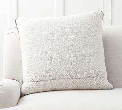 Thermal Sherpa Back Knit Pillow Cover