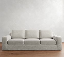 Big Sur Square Arm Slipcovered Sofa (76"-120")
