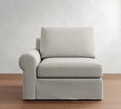Build Your Own Big Sur Roll Arm Slipcovered Sectional