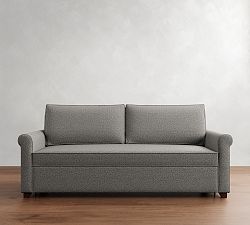 Cameron Roll Arm Trundle Sleeper Sofa (86")