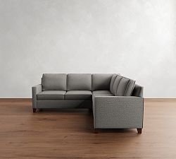 Cameron Square Arm 3-Piece L-Shaped Sectional (98")