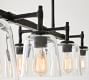Porter Recycled Glass Linear Chandelier (43")