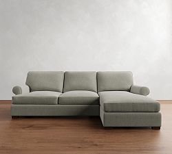 Townsend Roll Arm Chaise Sectional (110")