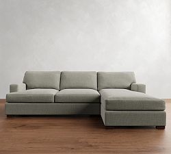 Townsend Square Arm Chaise Sectional (108")